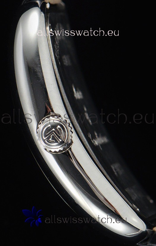 IMG_9081 Franck Muller Galet Ladies Quartz Black Strap Replica 8