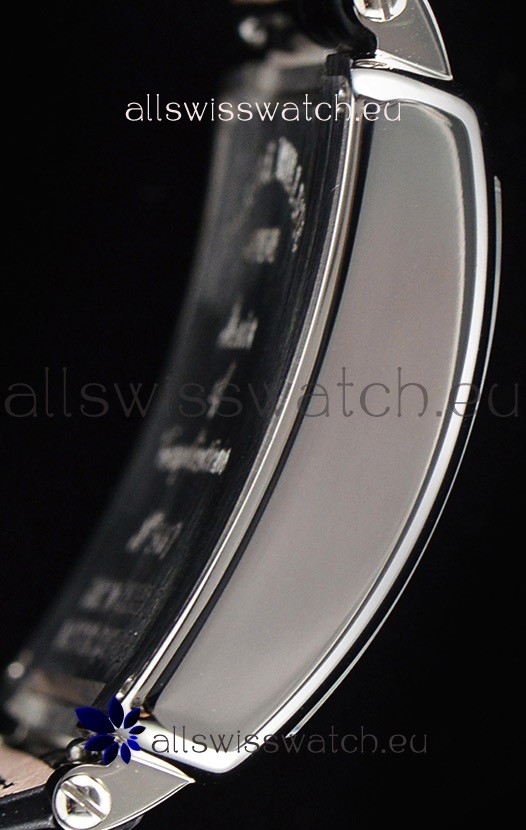 IMG_9081 Franck Muller Master Square Ladies Black Strap 1:1 Mirror Replica 8