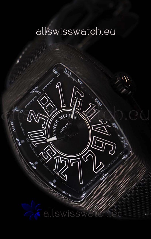 IMG_9081 Franck Muller Vanguard Carbon Casing Black Indexes Replica 8