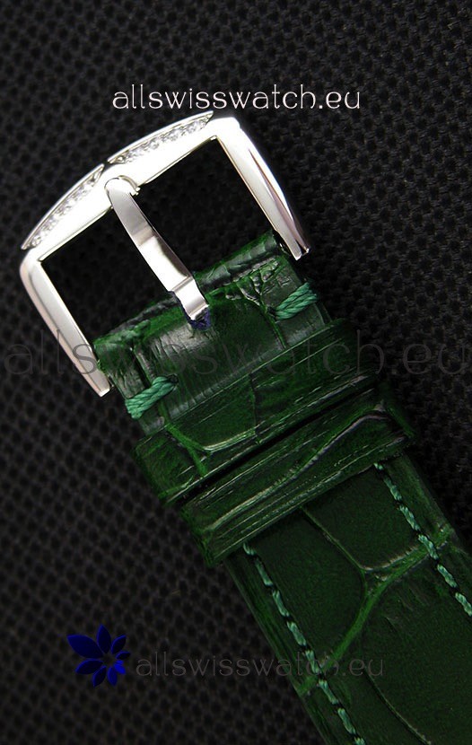 IMG_9081 Franck Muller Long Island Color Dreams Ladies- Green Strap Replica 8