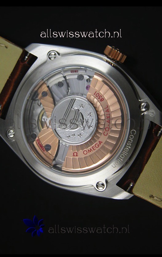 IMG_9081 Omega Globemaster Co-Axial Two Tone Case - 1:1 Mirror Replica 8