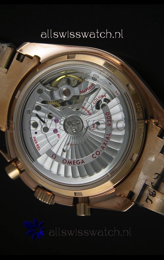 IMG_9081 Omega Speedmaster Moon Co-Axial in Rose Gold - 1:1 Mirror Replica 8