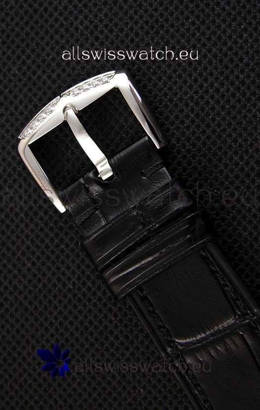 IMG_9081 Franck Muller Long Island Color Dreams Ladies- Black Strap Replica 8