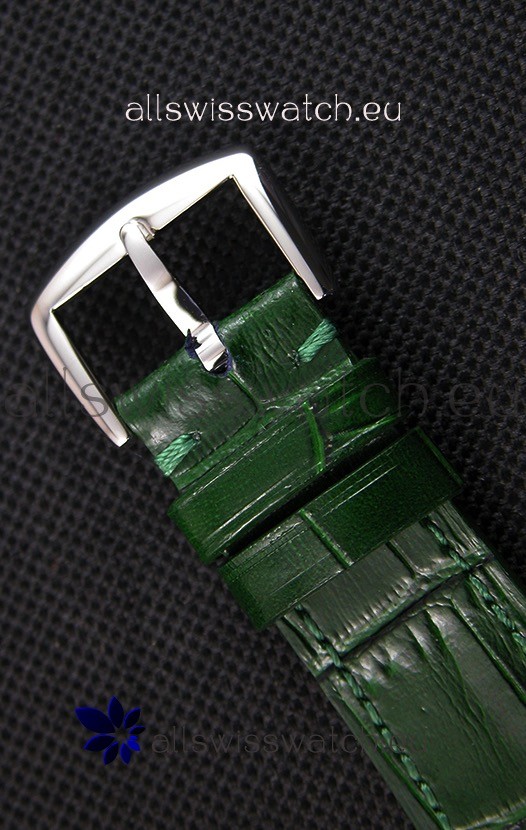 IMG_9081 Franck Muller Long Island Ladies in Quartz Movement Green Strap Replica 8