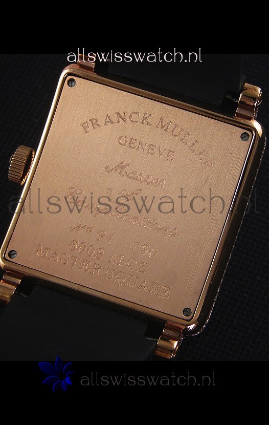 IMG_9081 Franck Muller Conquistador King Automatic in Pink Gold with Nylon Strap Replica 8