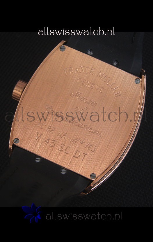 IMG_9081 Franck Muller Vanguard Goldin Black Dial Replica 8