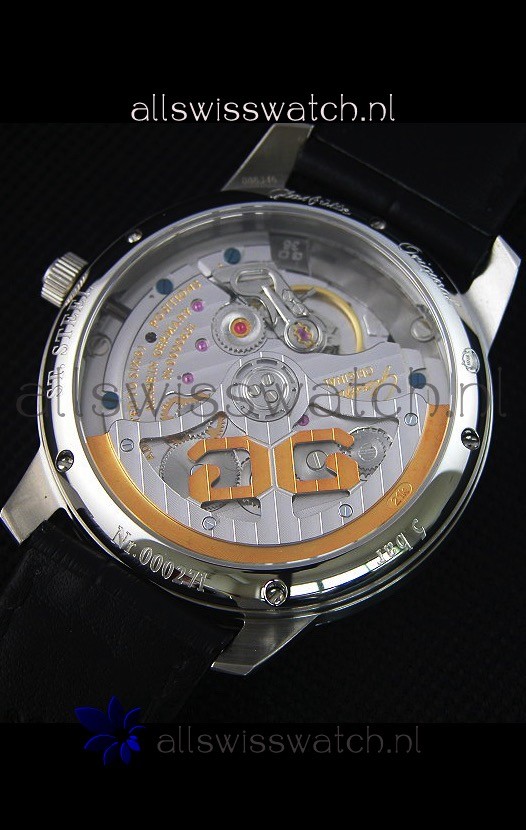 IMG_9081 Glashuette Senator Excellence Cream Dial Steel Case Replica 8