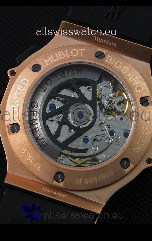 IMG_9081 Hublot Big Bang Carbon Dial Pink Gold Case: 1:1 Mirror Replica 8