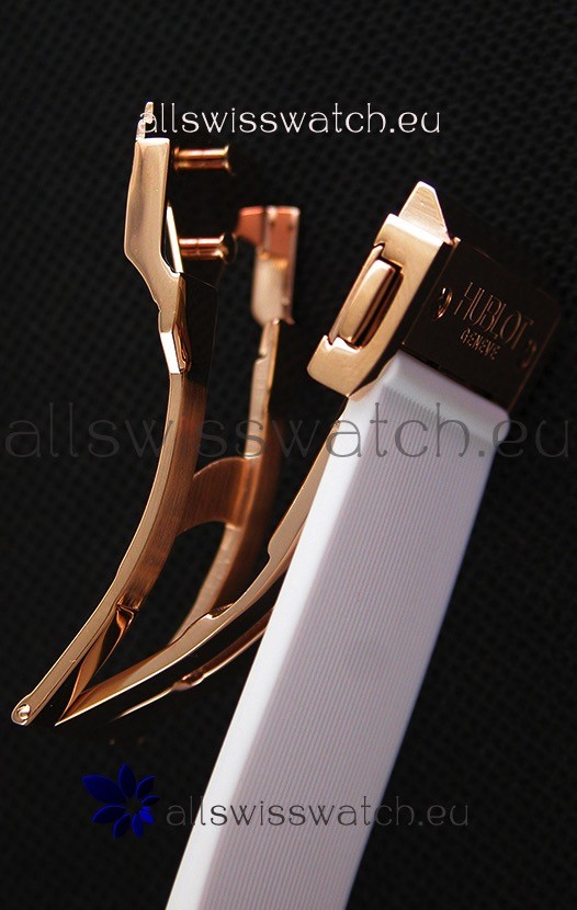 Hublot Big Bang Diamonds Bezel in Pink Gold Case Replica 8