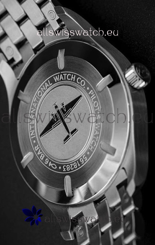 IMG_9081 IWC MARK XVIIIin 904L Steel Black Dial 40MM - 1:1 Mirror Replica 8