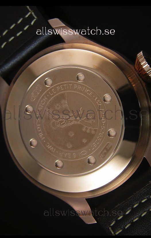 IMG_9081 IWC Big Pilot Rose Gold - Functional Power Reserve 1:1 Mirror Replica 8