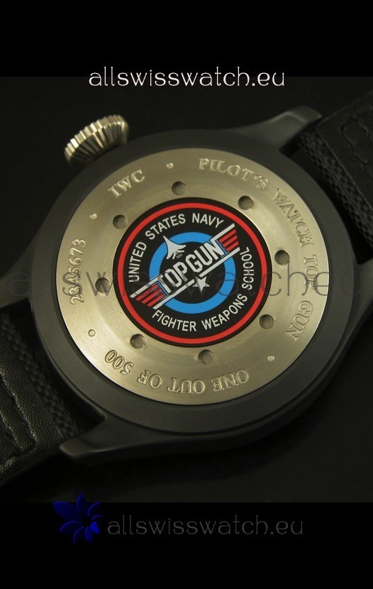 IMG_9081 IWC Big Pilot Top Gun Ceramic Case - 1:1 Mirror Replica 8