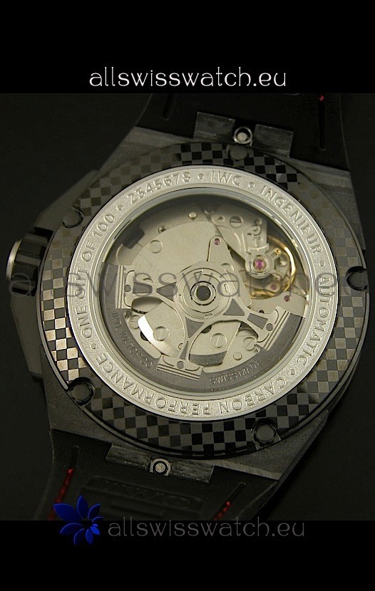 IMG_9081 IWC Ingenieur Carbon Casingin Black Carbon Dial Replica 8