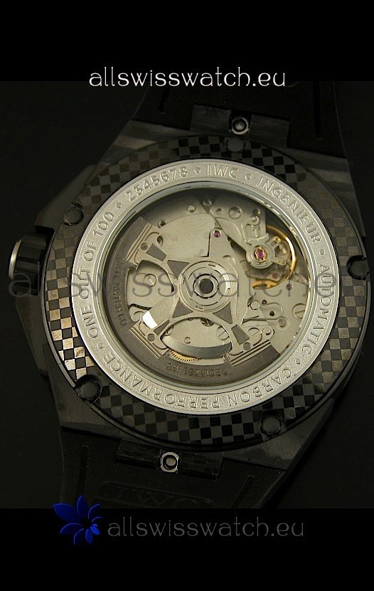 IMG_9081 IWC Ingenieur Carbon Casingin Black Carbon Dial Replica 8