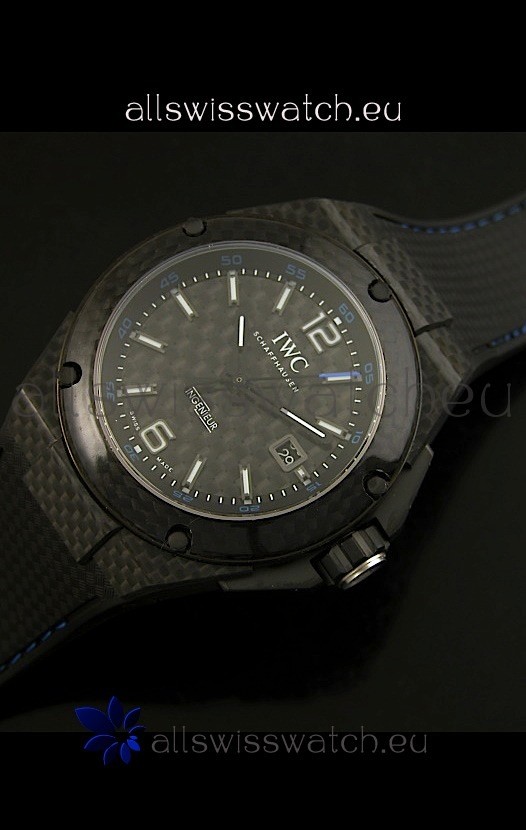 IMG_9081 IWC Ingenieur Carbon Casingin Black Carbon Dial Replica 8
