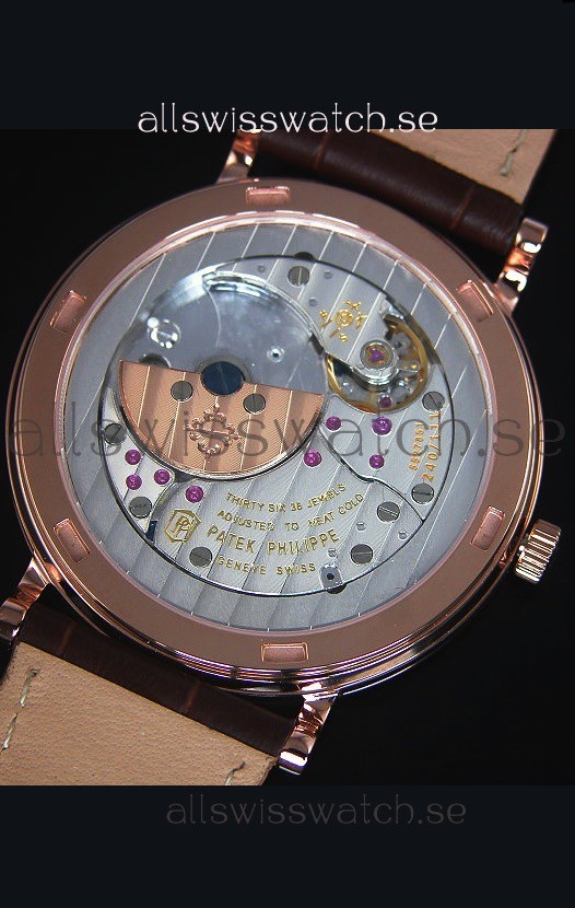 IMG_9081 Patek Philippe 5120J Calatrava Mens Rose Gold 1:1 Mirror Replica 8