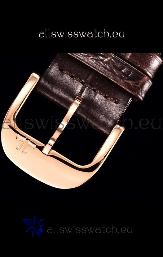 IMG_9081 Jaeger LeCoultre Master Ultra Thin Moon Pink Gold 1:1 Mirror Replica 8