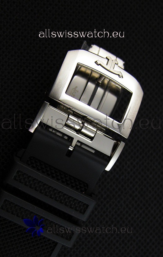 IMG_9081 Jaeger-LeCoultre Polaris Black Dial with Nylon Strap 1:1 Mirror Replica 8