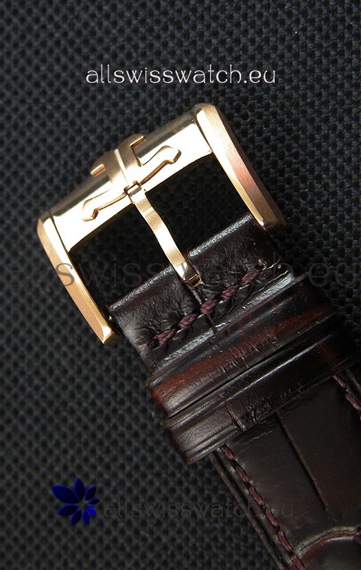IMG_9081 Jaeger LeCoultre Geophysic True Second Pink GoldBrown Dial Replica 8