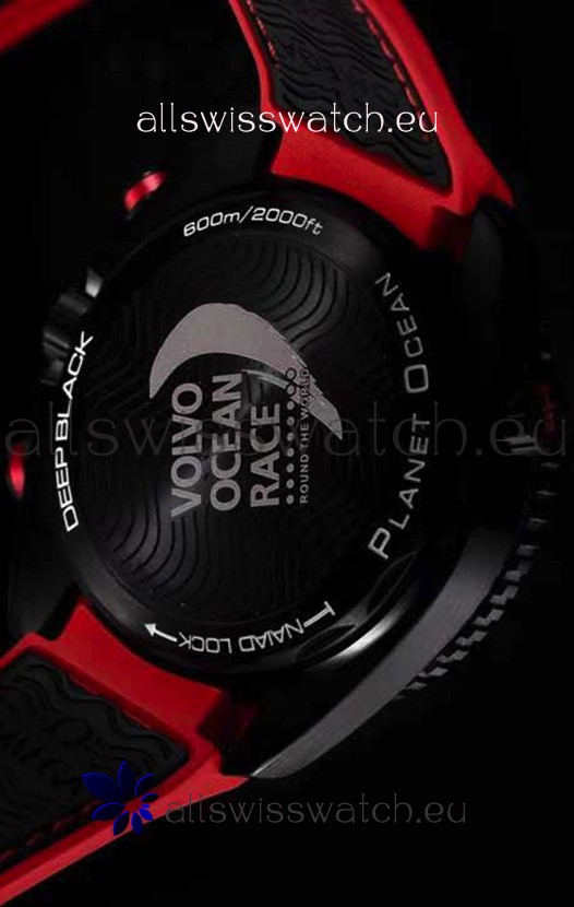 Omega Seamaster Planet Ocean Deep Black 600M Volvo Ocean Race 1:1 Mirror Replica 8
