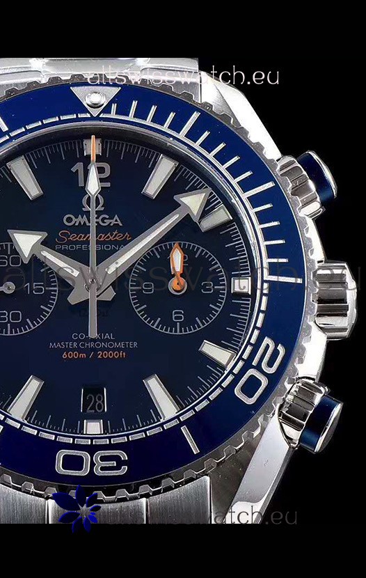 IMG_9081 Omega Planet Ocean 600M Chronograph 904L Steel Blue Dial 1:1 Mirror Replica 8