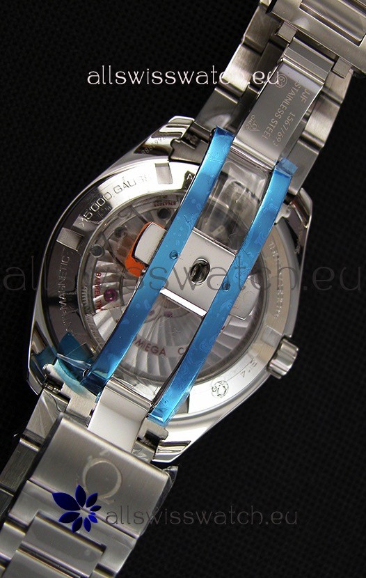 IMG_9081 Omega Master Co-Axial Aqua Terra 150M Black Dial 1:1 Mirror Replica 8