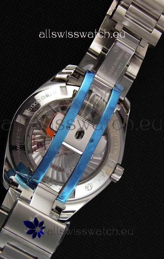 IMG_9081 Omega Master Co-Axial Aqua Terra 15,000 Gauss Black Dial 1:1 Mirror Replica 8