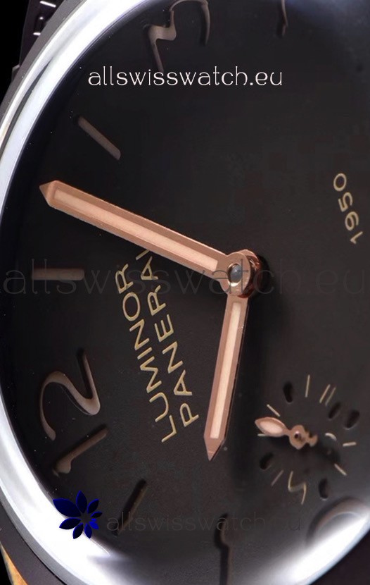 IMG_9081 Panerai Luminor 1950 3 Days PAM00375 Composite Cased Vintage Edition Replica 8