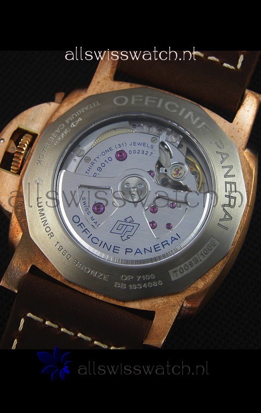 IMG_9081 Panerai PAM617T Bronzo - Updated Ultimate Edition Version - Blue Dial Replica 8