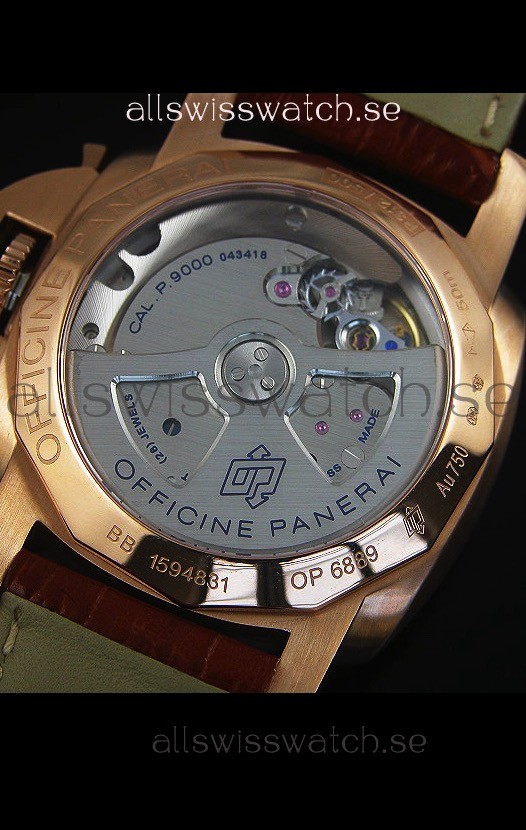 IMG_9081 Panerai Luminor Marina PAM393 42MM Rose Gold Replica 8