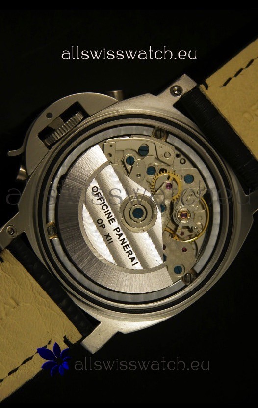IMG_9081 Panerai Luminor Chronograph PAM310 Chronograph Black Dial 40MM Replica 8