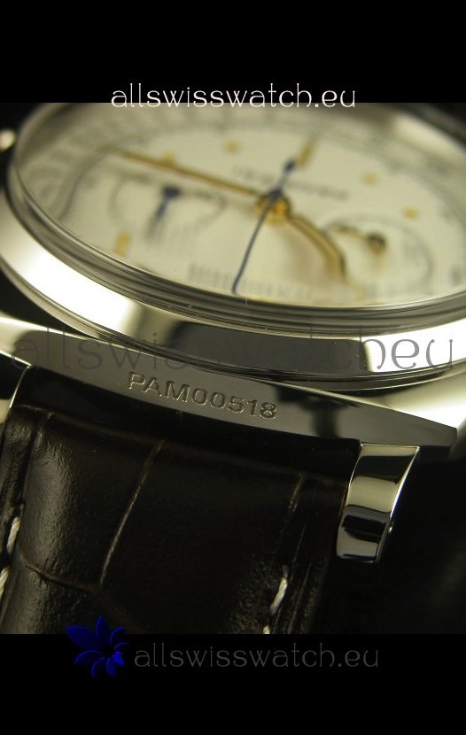 IMG_9081 Panerai Radiomir PAM518 1940 Chronograph - White Dial Replica 8