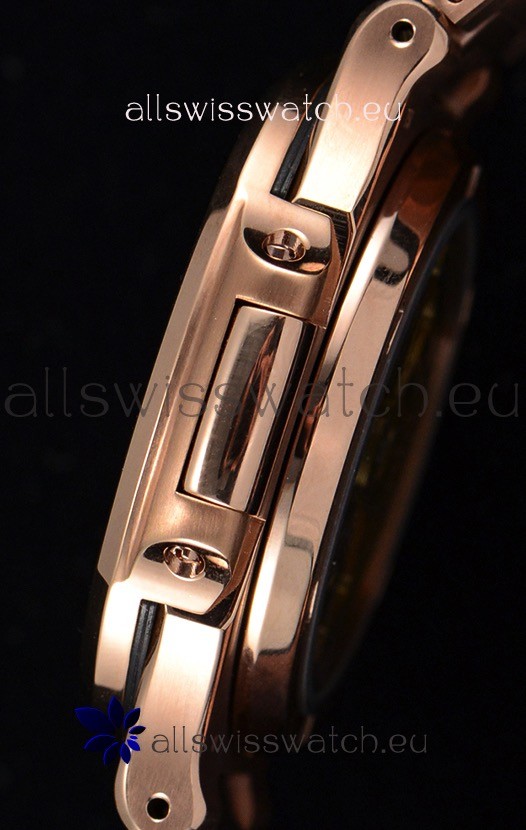 IMG_9081 Patek Philippe Nautilus 5711/1R 1:1 Mirror - Baguette Diamonds Bezel Replica 8