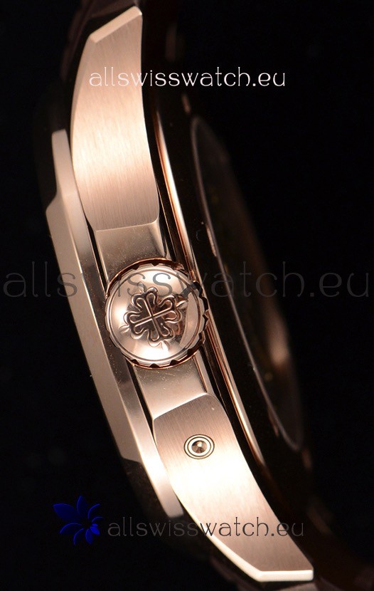 IMG_9081 Patek Philippe Aquanaut 5164R 1:1 Mirror Brown Dial Replica 8