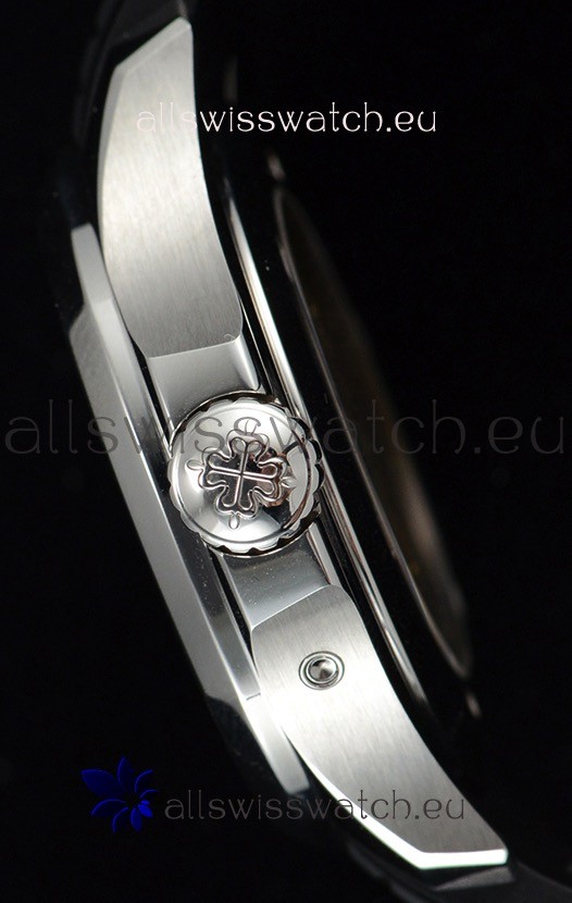 IMG_9081 Patek Philippe Aquanaut 5164A 1:1 Mirror Black Dial Replica 8