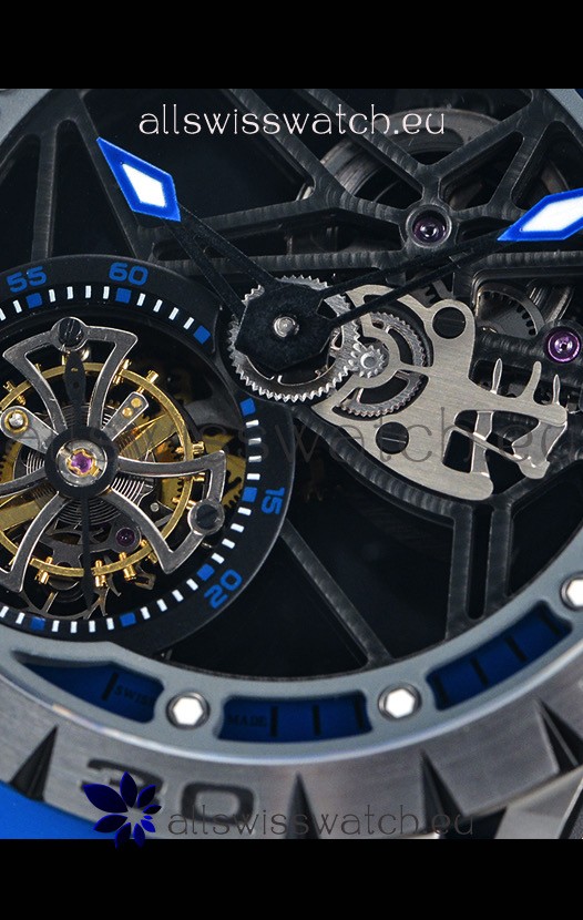 Roger Dubuis Excalibur Spider Flying Tourbillon Skeleton Titanium Casing 1:1 Mirror Replica 8