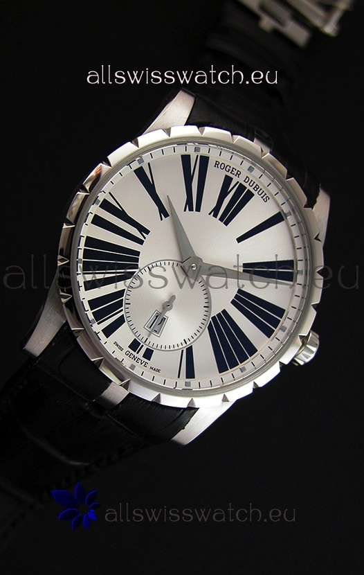 IMG_9081 Roger Dubuis Excalibur RDDBEX0460 Steel White Replica 8