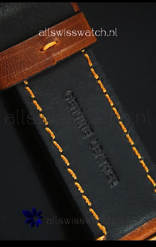 IMG_9081 Tudor Heritage Bay Bronzewith Leather Strap Replica 8