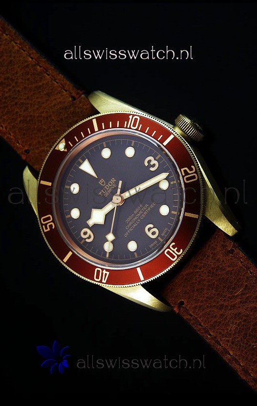 Tudor Heritage Bay Bronze 1:1 Mirror Edition with Two Straps Replica 8