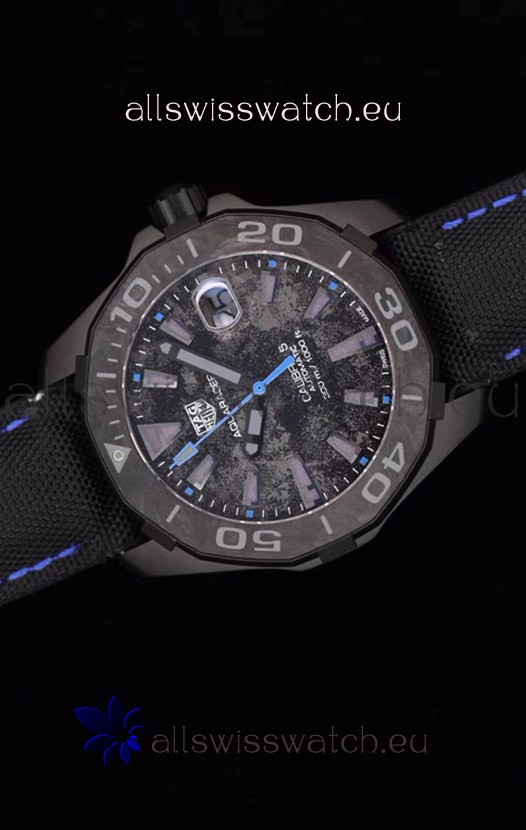 IMG_9081 Tag Heuer Aquaracer Calibre 5 Titanium Carbon 41MM 1:1 Mirror Replica 8