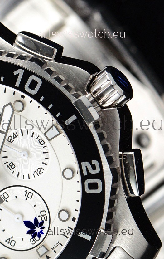 IMG_9081 Tag Heuer Aquaracer Chronograph Quartz White Dial Replica 8