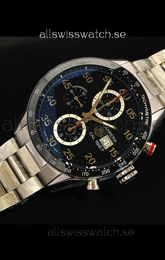 IMG_9081 Tag Heuer Carrera Calibre 1887 Ceramic Bezel 1:1 Ultimate Mirror Replica 8