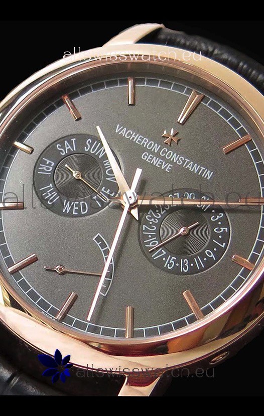 IMG_9081 Vacheron Constantin Traditionnelle Day Date Pink Gold Replica 8