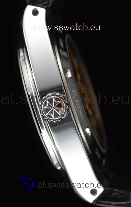 IMG_9081 Vacheron Constantin Overseas MoonPhase Stainless Steel in Blue Dial Replica 8