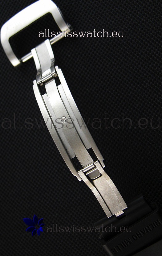 IMG_9081 Richard Mille RM011-FM Felipe Massa One Piece Titanium Case in Black Strap Replica 8