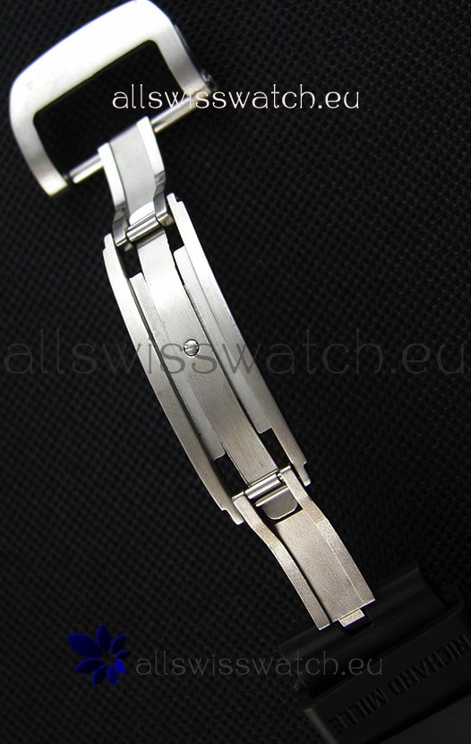 IMG_9081 Richard Mille RM011-FM Felipe Massa One Piece Titanium Case in Black Strap Replica 8