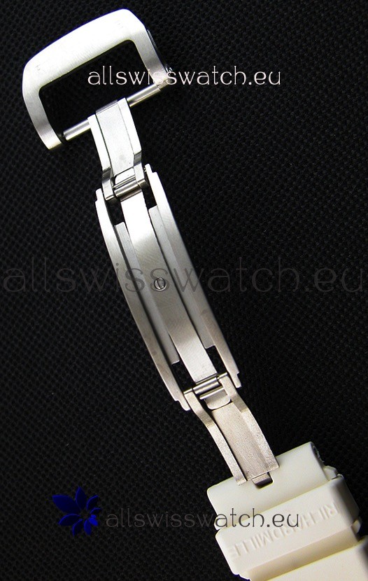 IMG_9081 Richard Mille RM011-FM Felipe Massa White Ceramic Case in White Strap Replica 8