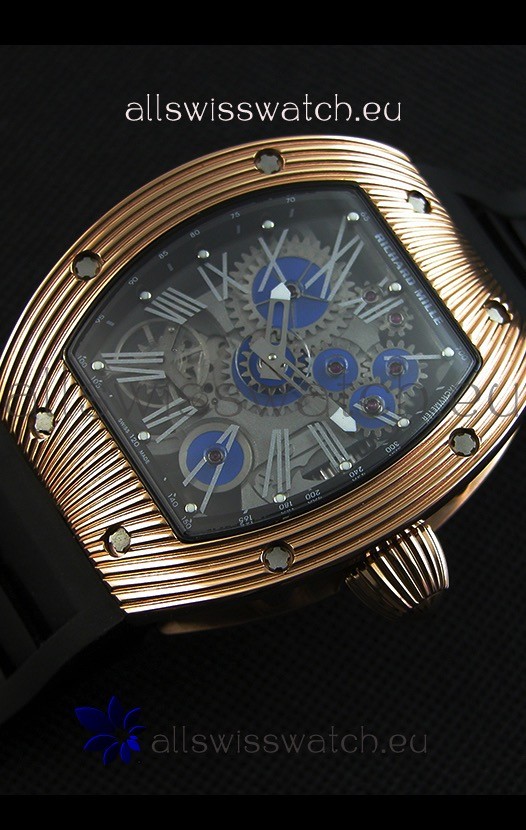 Richard Mille RM 018 Tourbillon Hommage A Boucheron Rose Gold Case Replica 8