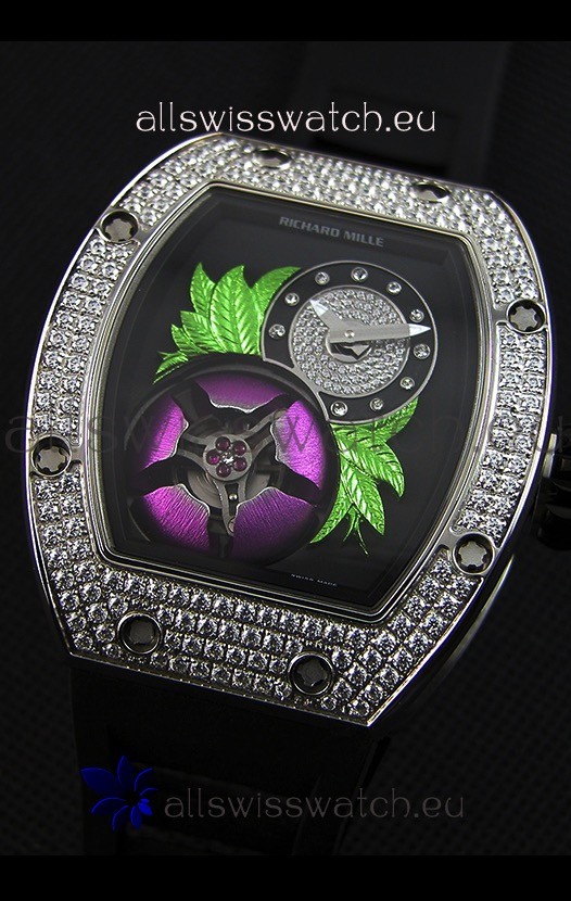IMG_9081 Richard Mille 19-02 Tourbillon Fleurin Stainless Steel Replica 8