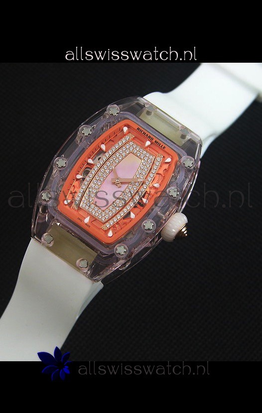 IMG_9081 Richard Mille RM07-02 Sapphir Ladiesin Pink Pearl Dial Replica 8
